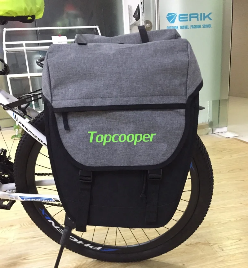 Bicycle Double Panniers Bag  Saddle Bag Rear Seat Bag
