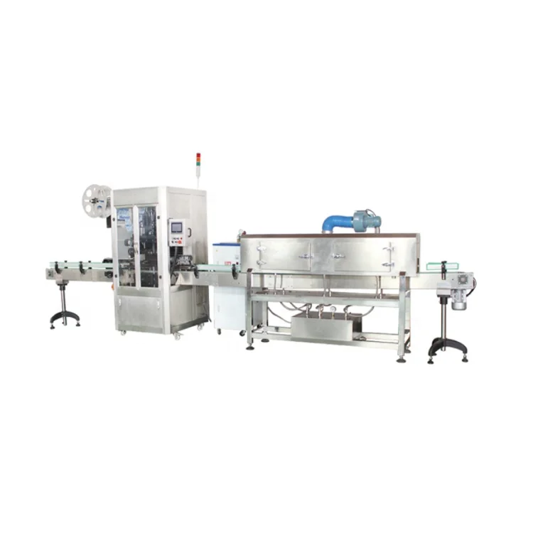 watsap +86 15504261925 Hot salt automatic bath salt shrink sleeve bottle labeling machine