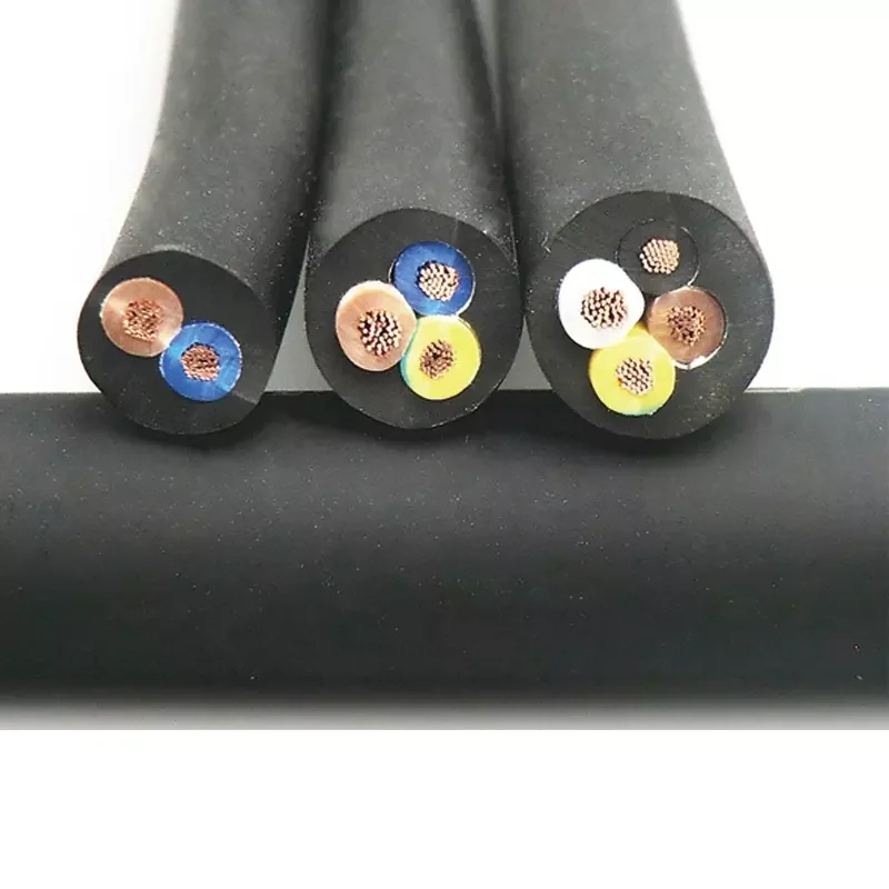 Multi Core Electrical Cable 2/ 3 /4 Cores Flexible Copper Cable RVV H05VV-F Cable H07VV-F 1.5mm2 2.5mm2 4mm2 building wire