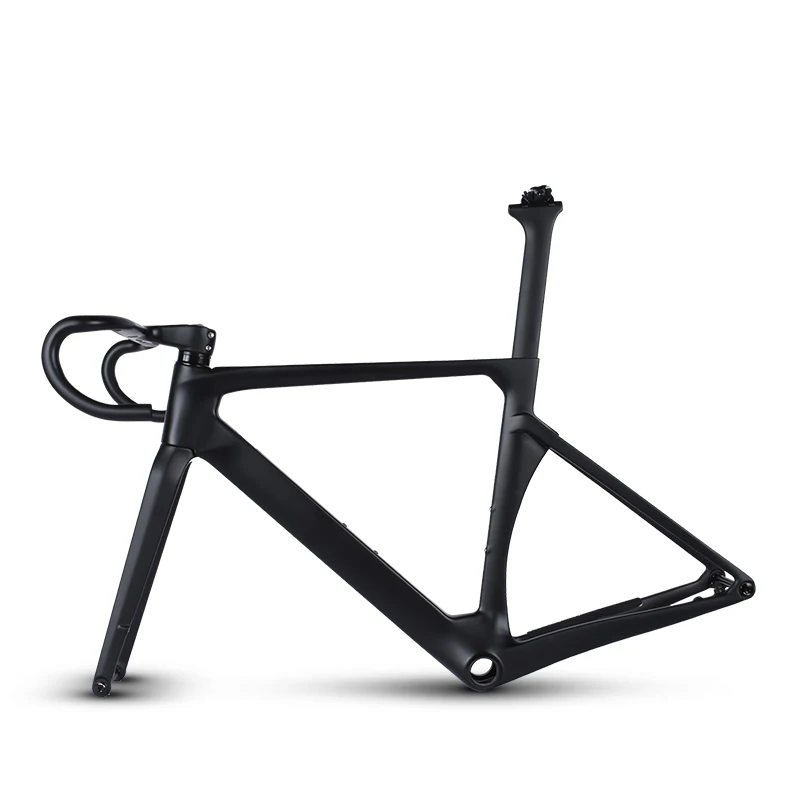T1000 Full Carbon Fiber Road Bike Frameset Ultralight Bicycle Frame Disc brake With Integrated Handlebar
