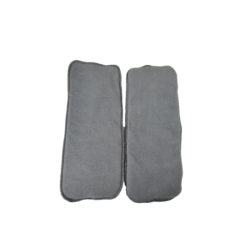 Wholesale Reusable Bamboo Charcoal 100% Cotton Muslin Super Soft Reusable Washable Baby Cloth Diapers Nappy