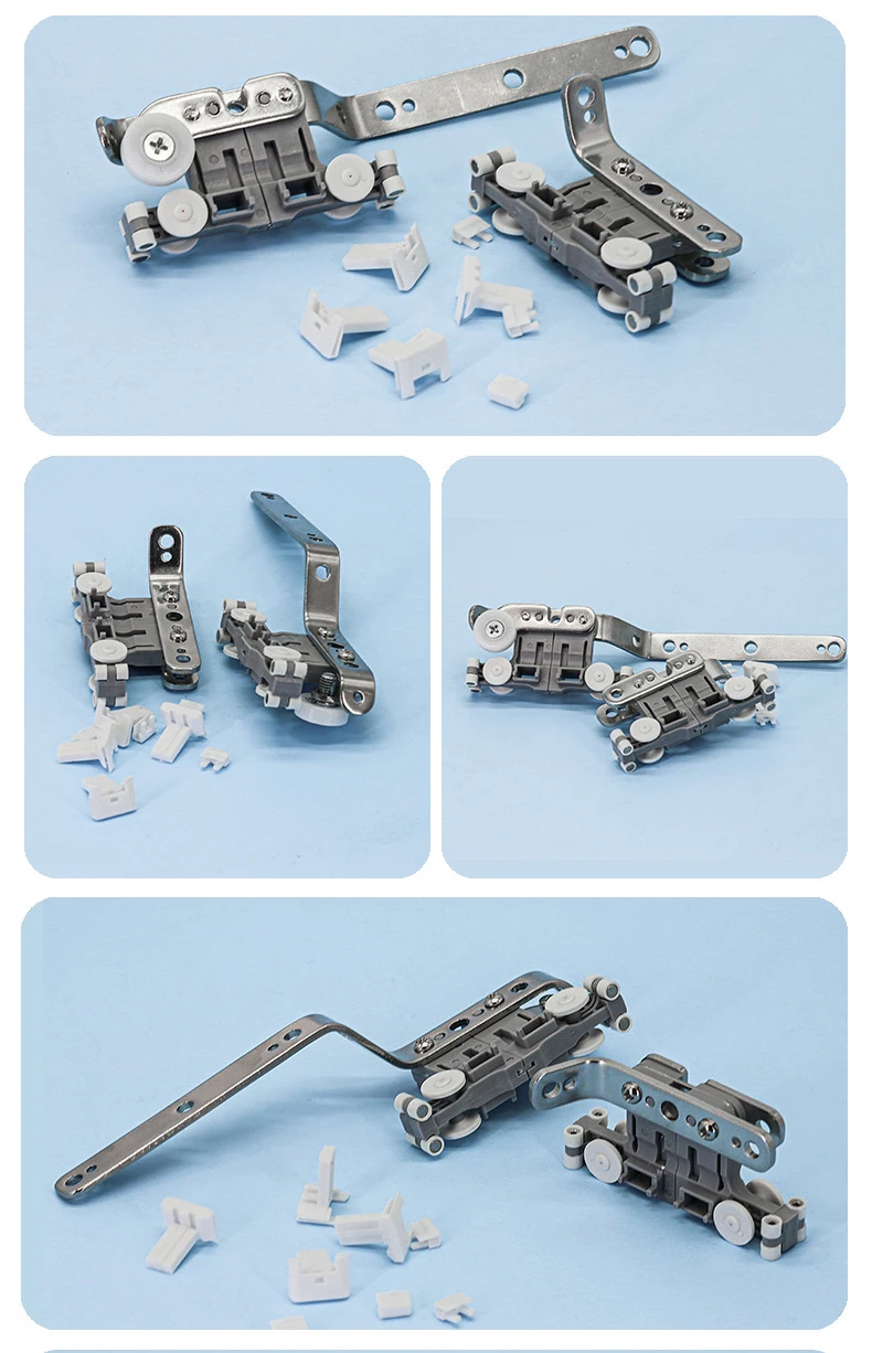 S Track  Master Carrier Smart Home Stainless Steel With Nylon Pulleys For Smooth Silent Motorized Curtain Track accessory