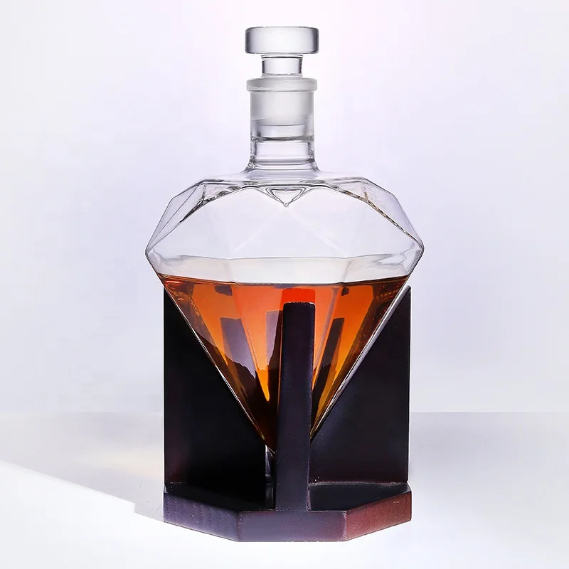 Diamond Shaped Whiskey Decanter
