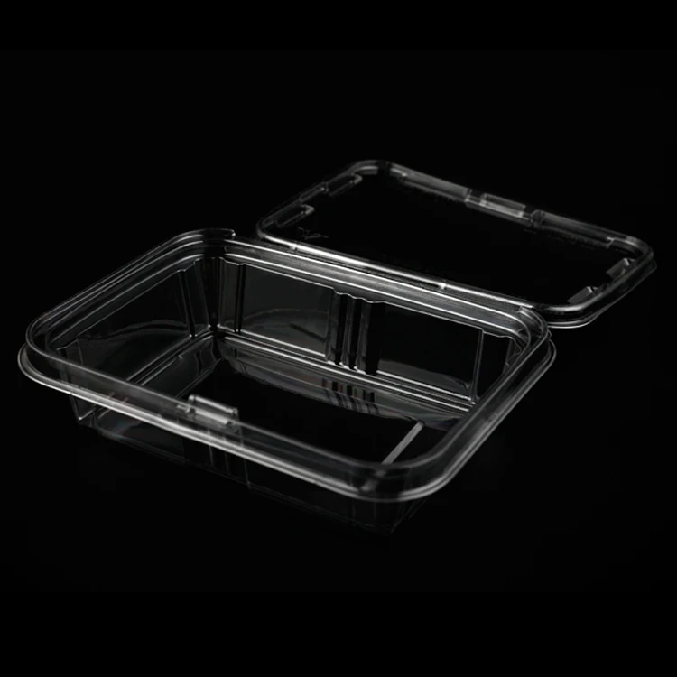 Sealed compostable plastic container quail egg tray salad containers