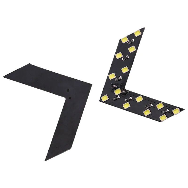 Стайлинг автомобиля 14SMD светодиодная стрелка световая панель автомобильное боковое зеркало сигнал поворота Автомобильное зеркало заднего вида Световой индикатор