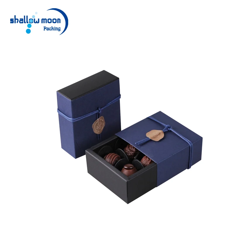 Cardboard sliding drawer packing lipstick eyelash gift box custom shoe chocolate candy sliding kraft paper rigid box