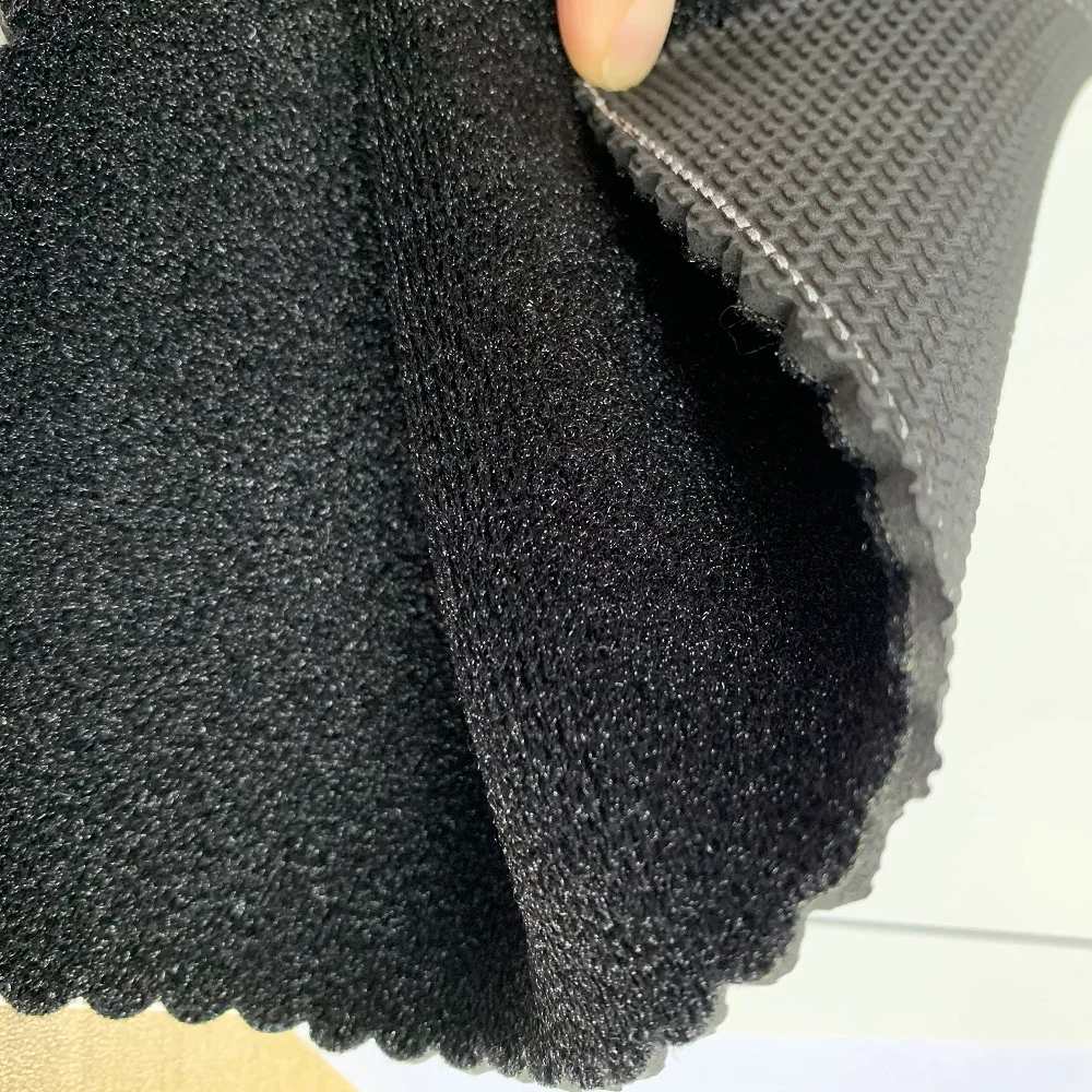 Jianbo Factory Direct Non-slip 3mm 4mm 5mm  Laminated Recycled Embossing Neoprene Rubber Fabric Sheets For Mats