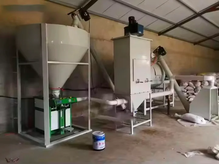 Large Scale Porcelain Adhesive Production Line Latest Technology Tile Glue Making Factory Dry Mortar Mixture Machine