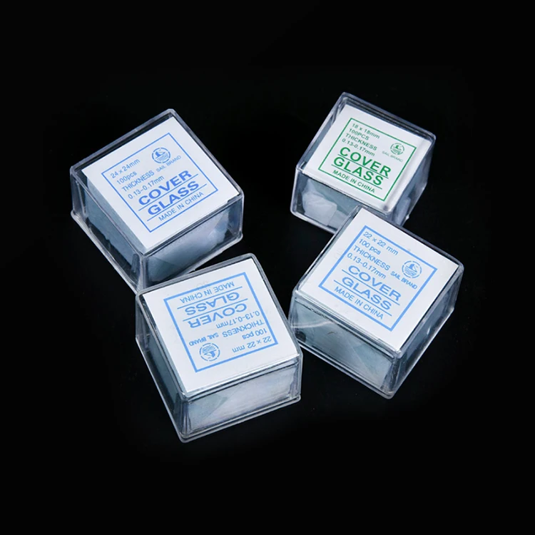 Sail Brand Lab Medical Microscope Micro 18 20 22 24 Slips Cover Glass And Microscope Slide