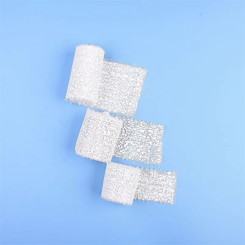 Fracture fixation, rapid drying plaster bandage, shaping plaster gauze