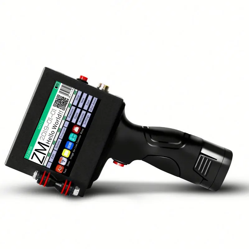 Портативный Дата истечения срока действия по-прежнему ручной струйный принтер кода