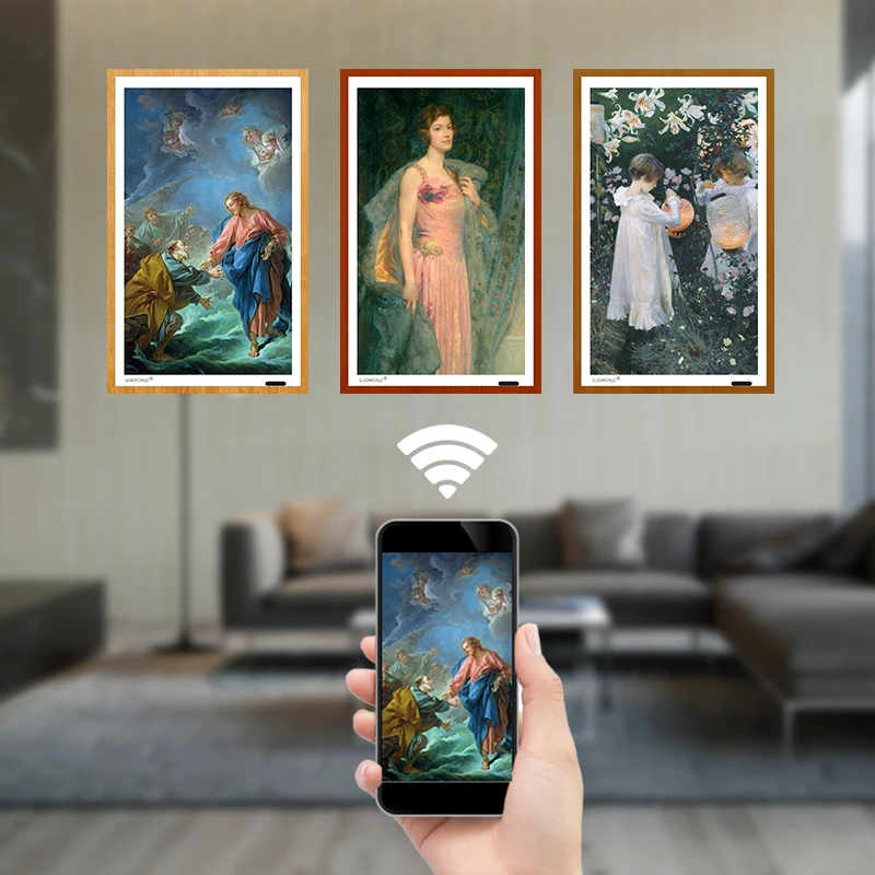  Цифровая настенная фоторамка умное отключение яркости и времени четырехъядерный