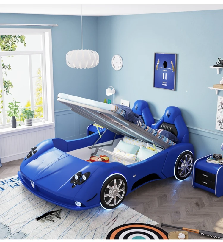 
Kindergarten Car Children Beds, Bed Room Boys Kids Bed 
