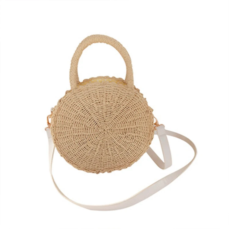 
Youngfuyou Amazon hot selling custom handbag clear beach bag rattan leather bags 