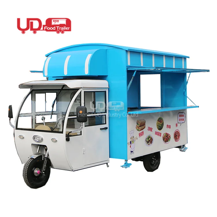 China Foodtruck Mobile Street Small Kitchen Trailer Hot Dog Vending Carts Mini Food Truck for Sale