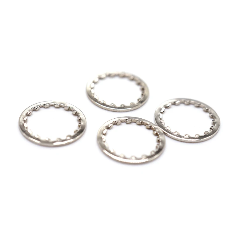 sheet metal stamping service OEM custom 304 Stainless Steel Internal Tooth Serrated Lock Washer Gasket Control Mounting Washers