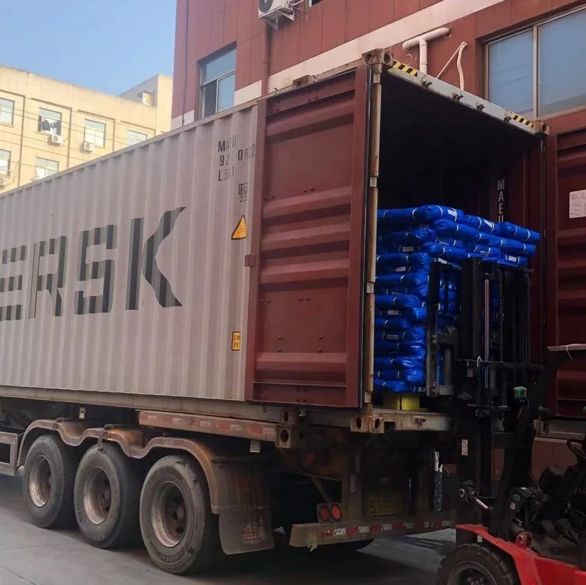 Полиэтиленовый брезент HDPE Bache г/м2 синяя цветная Крышка для грузовика водонепроницаемая хорошее качество экспорт в
