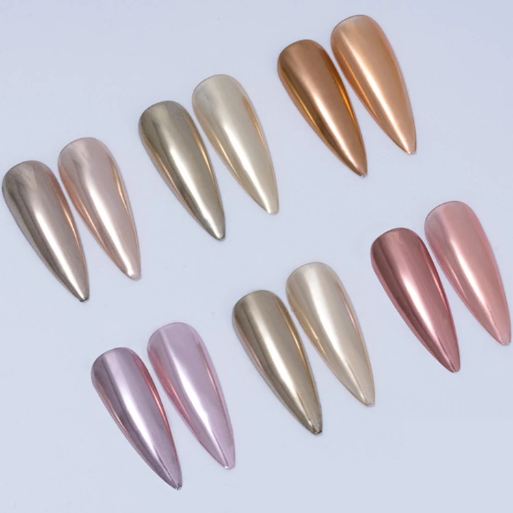 Chrome Gel Nail Polish Magic Holographic Chameleon Liquid Magic Mirror Powder Nail Art Decoration Mirror Chrome Powder
