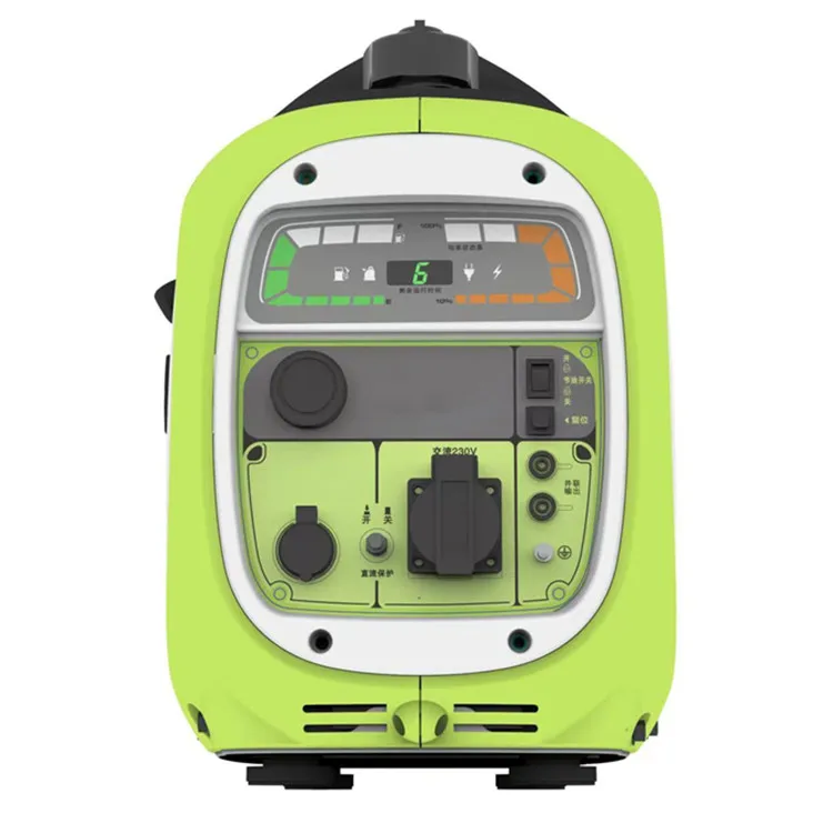 12V 8A Electric Start Portable 2200W Petrol Inverter Generator