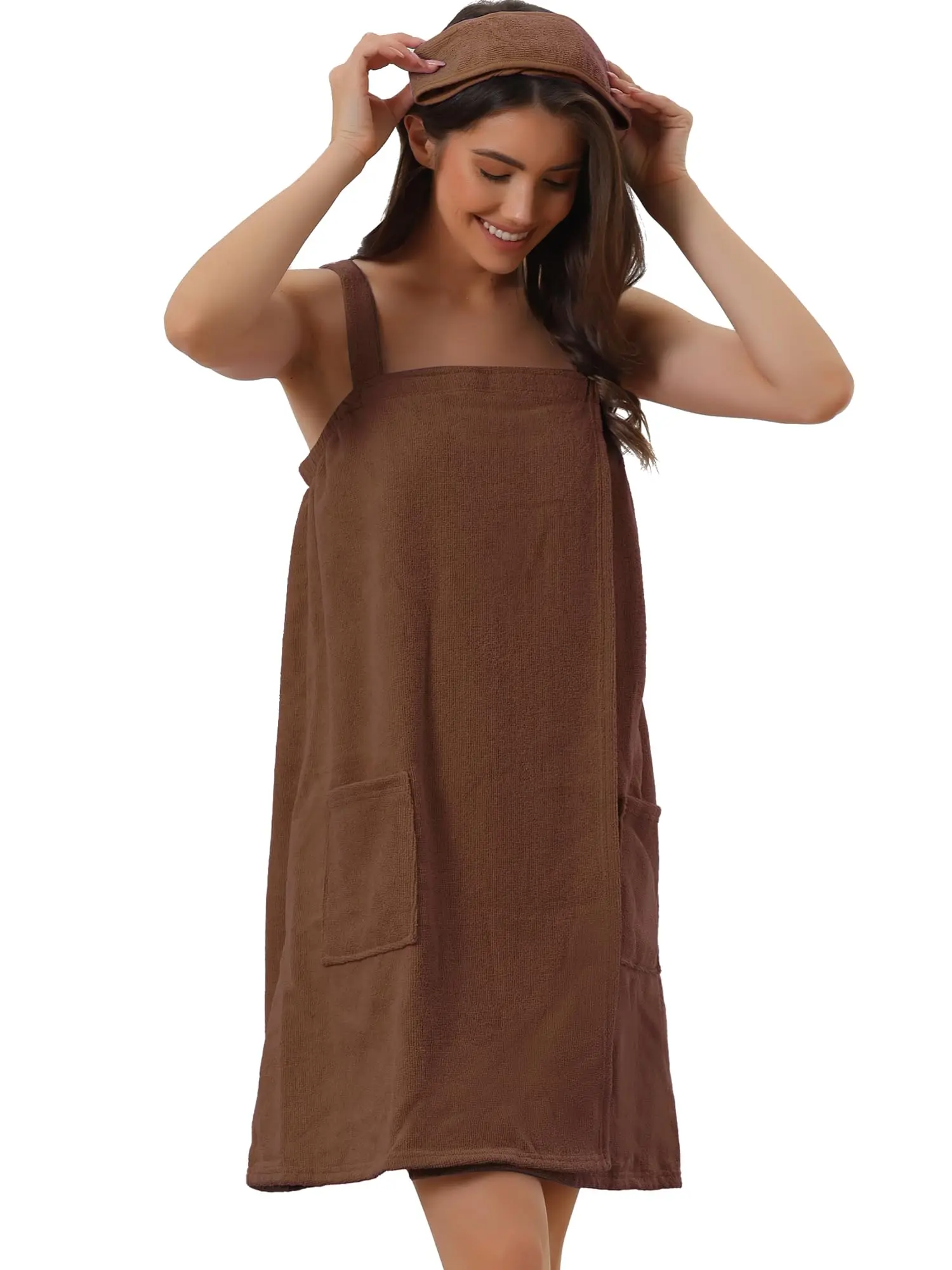 New Wholesale Custom Soft and Comfortable Super Absorbent Fashion Women  Microfiber Coral Velvet Bath Skirt