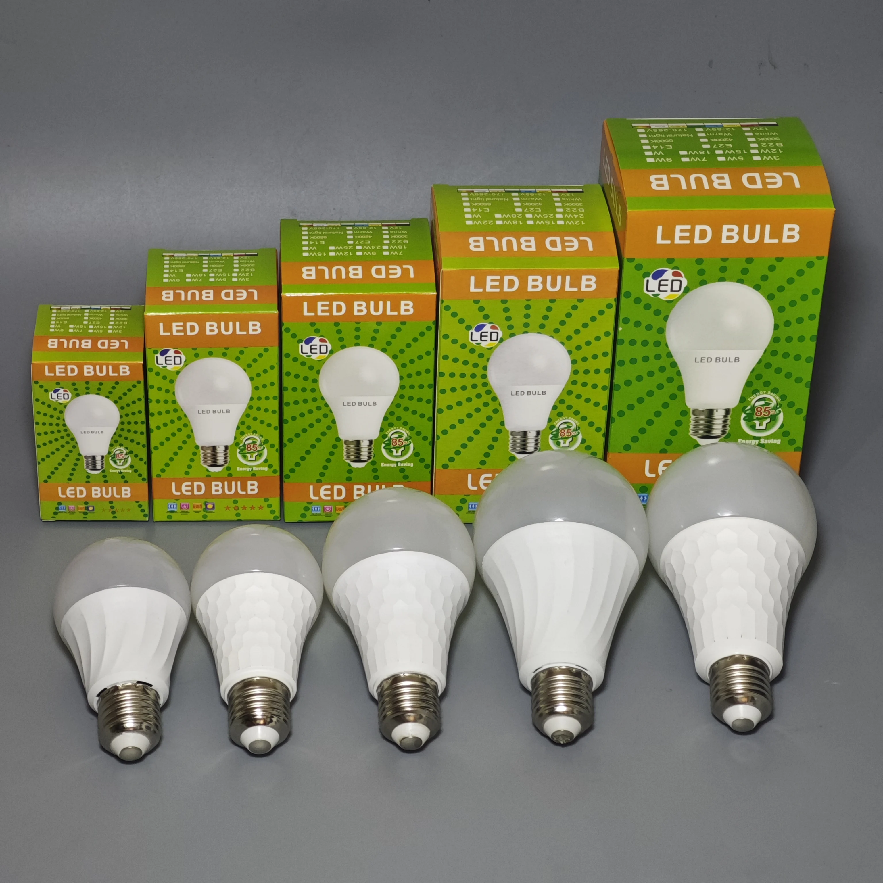 Wholesale Led Bulb Raw Material 5W 7W 9W 12W 15W 18W 24W A60 Skd/ckd Led Bulb for Home Guangdong Led