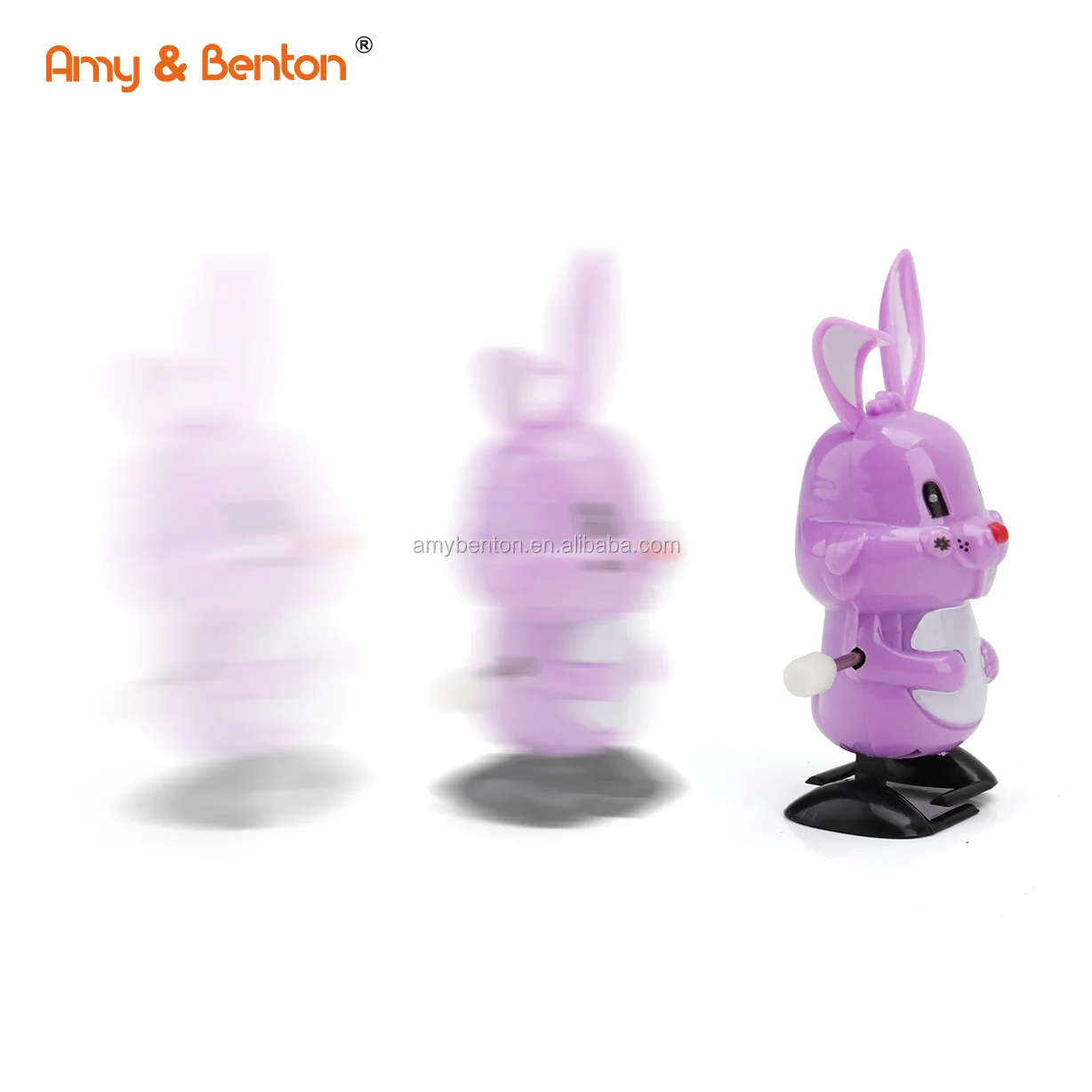 2022 Happy Easter Cute Easter bunny rabbit Wind-up Toys small wind up toys For Easter Party Decoration