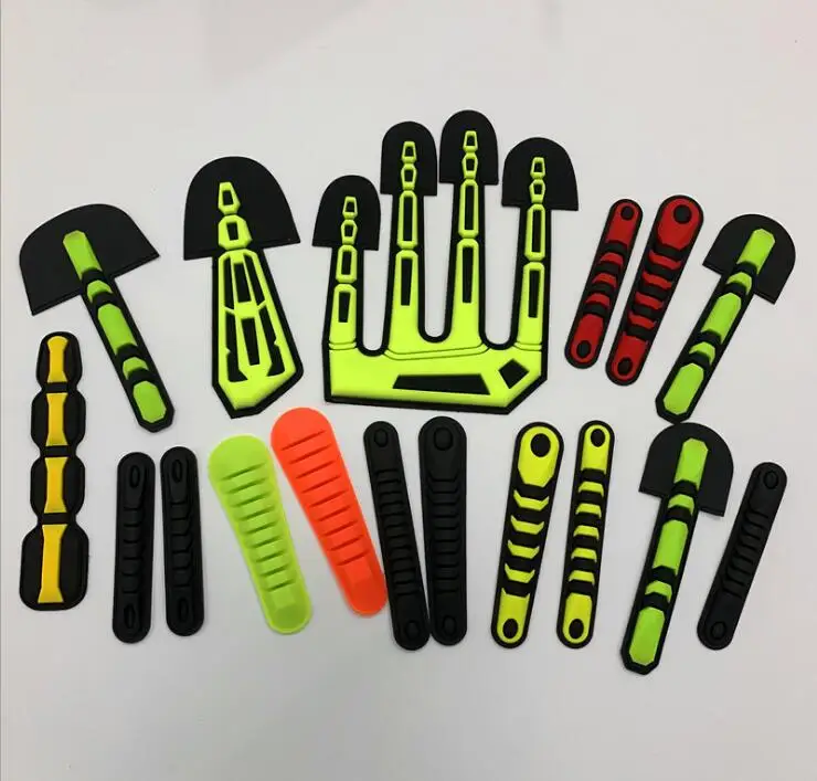 3D Custom Design Raised Letter Name Logo High Quality Silicone Rubber Heat Transfer Labels for Garment