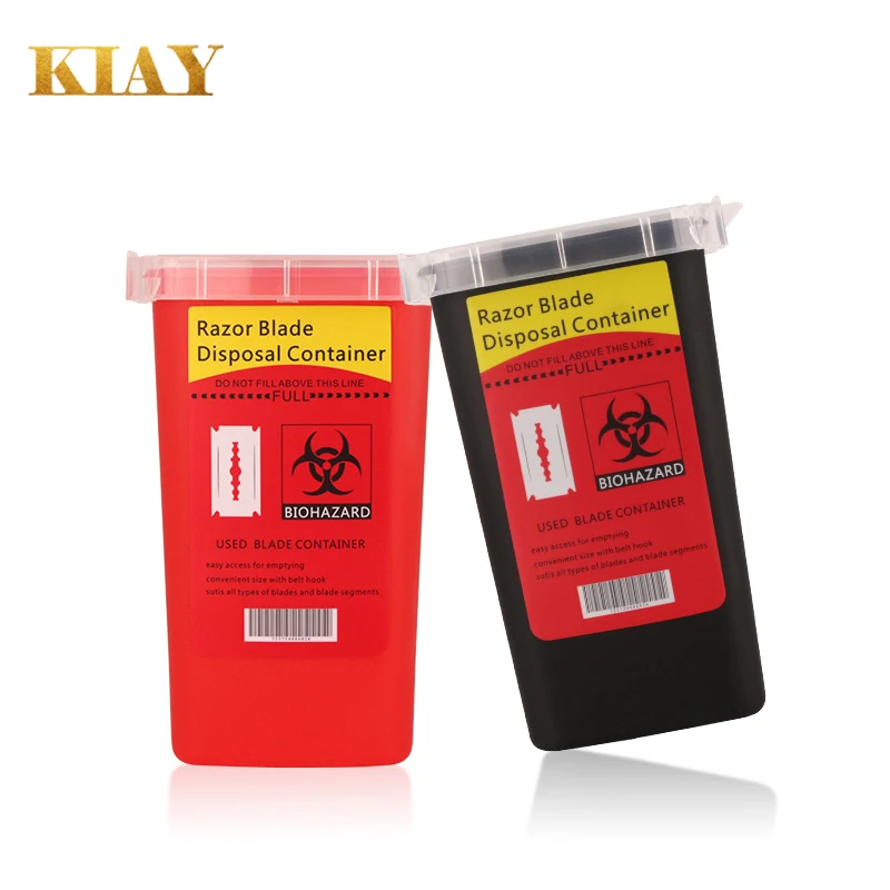 Disposable Container Case Razor Blade Container Waste Blade Storage Box Tattoo Blade
