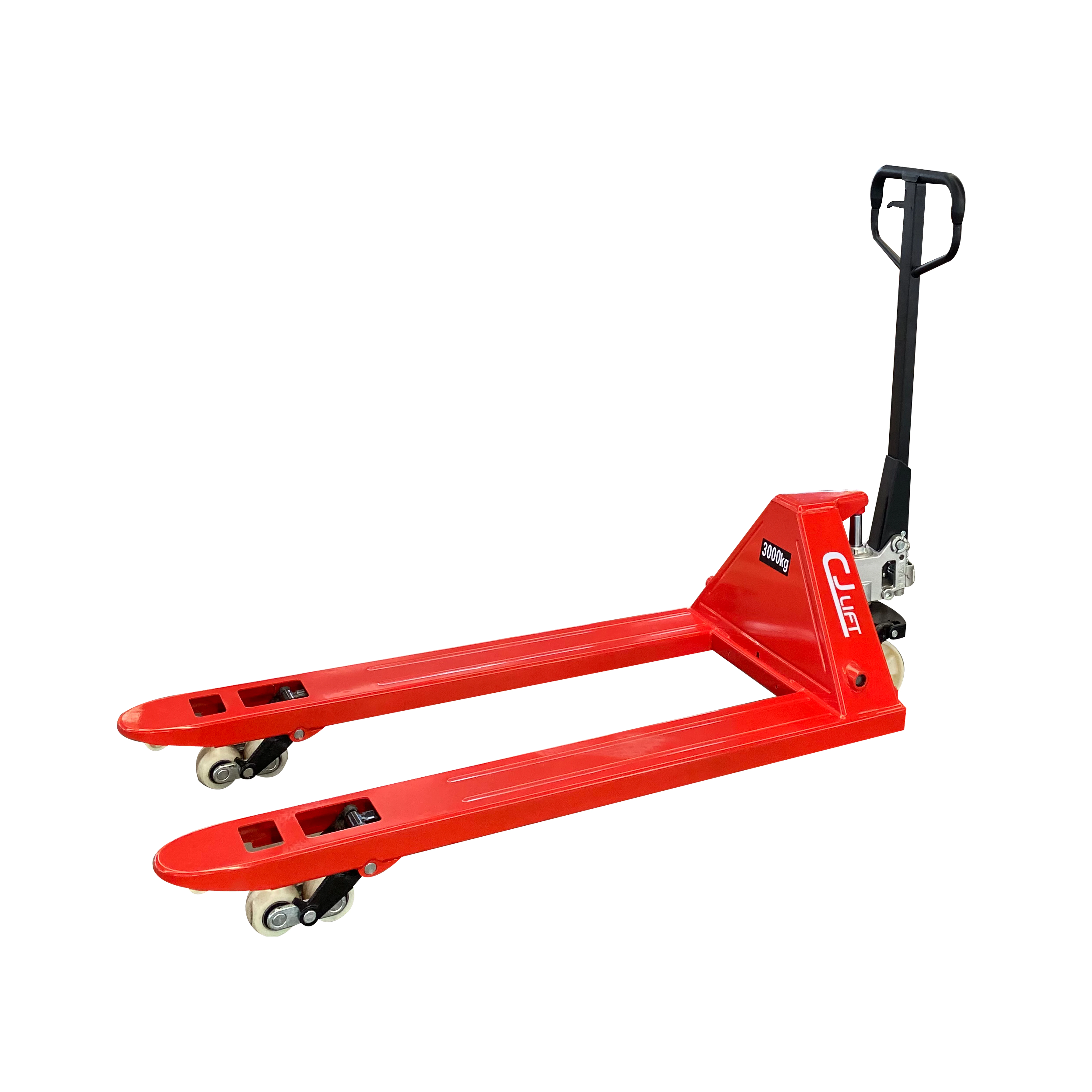 heavy duty lifter machine 3 tons hydraulic hand pallet truck rubber wheel China