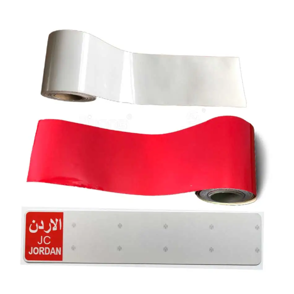 License plate reflective film, car number plate reflective sheeting