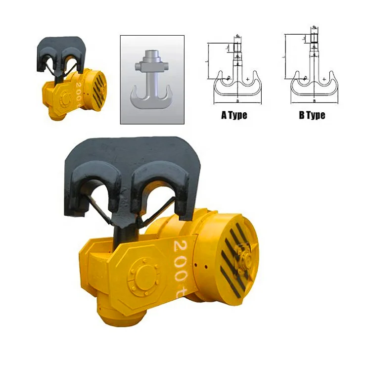 Kenancranes 5ton 10 ton Forging Double Safety Pulley Hooks For Cranes