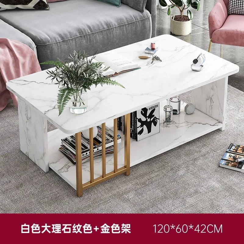 Coffee table modern creative table home living room bedroom simple double coffee table