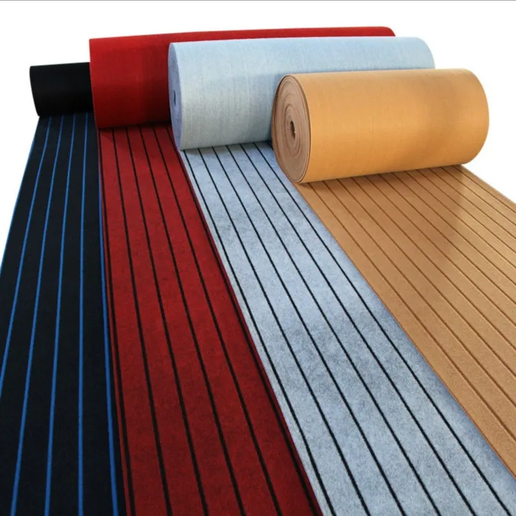 Non woven home hotel living room office corridor double color jacquard carpet roll