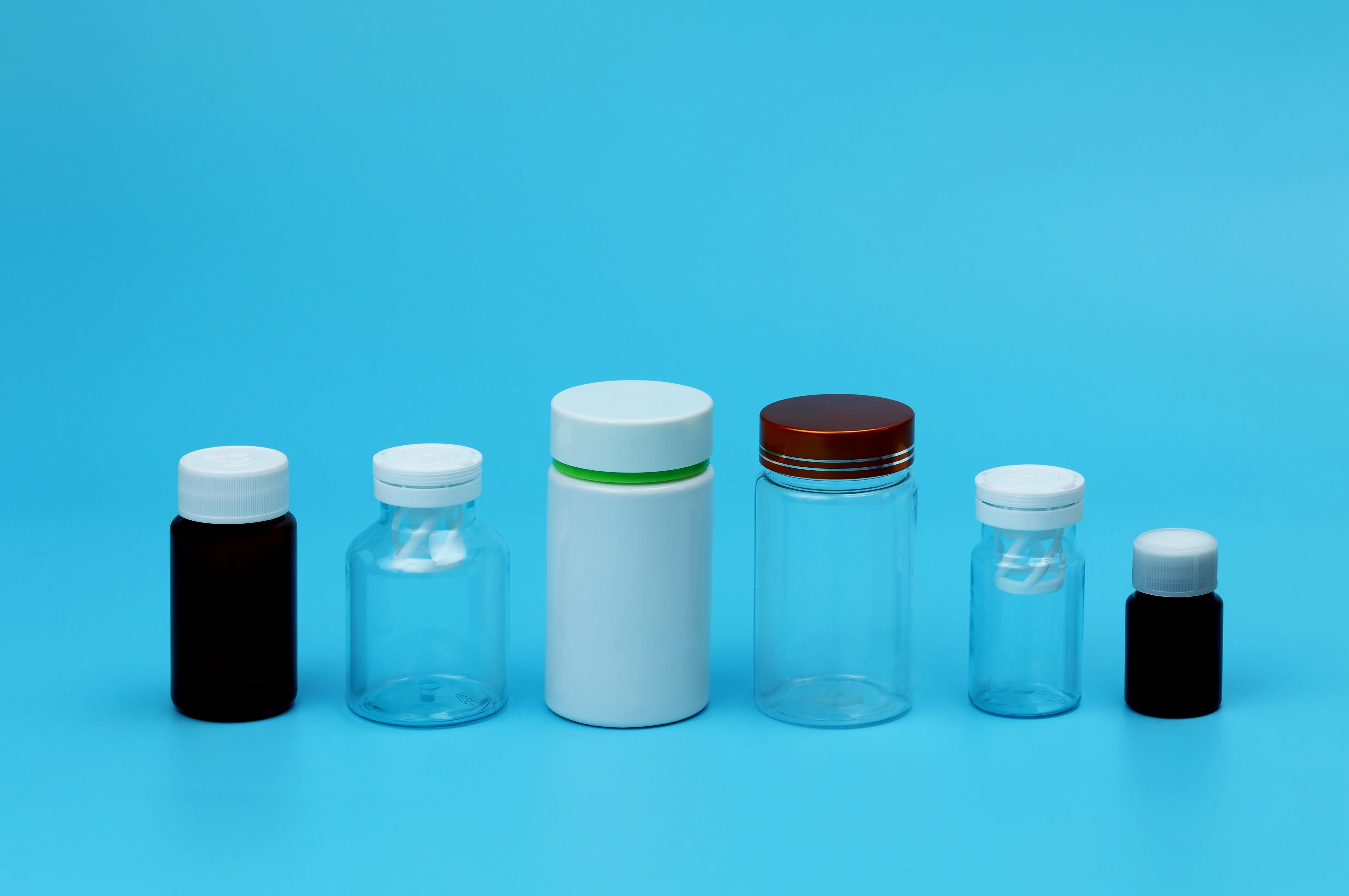 CUSTOM medicine bottle  clear plastic bottles medicine bottles 110ml 120ml 150ml 200ml 250ml