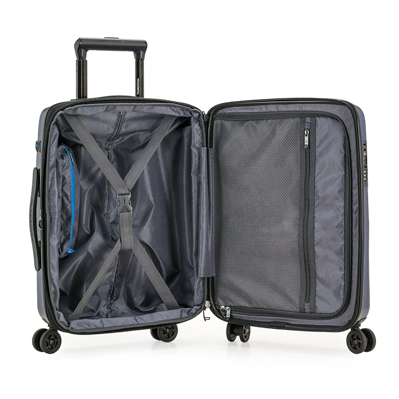 
2020 Hot selling trolley luggage high quality trolley suitcase PET material luggage sets 