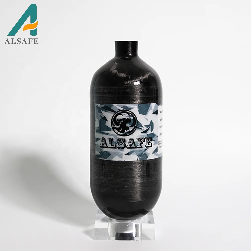 ALSAFE 68ci 1.12L 4500psi carbon fiber cylinder air tank paintball