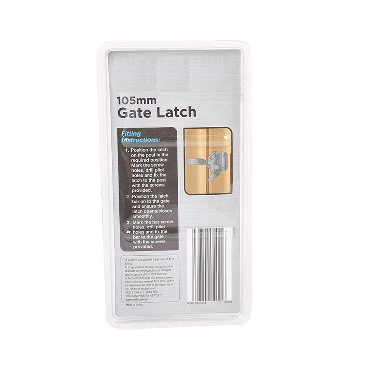 
Factory Direct Supply Sliding Bolt Gate Latch Farm Door Metal Hardware Automatic Gate Latch 