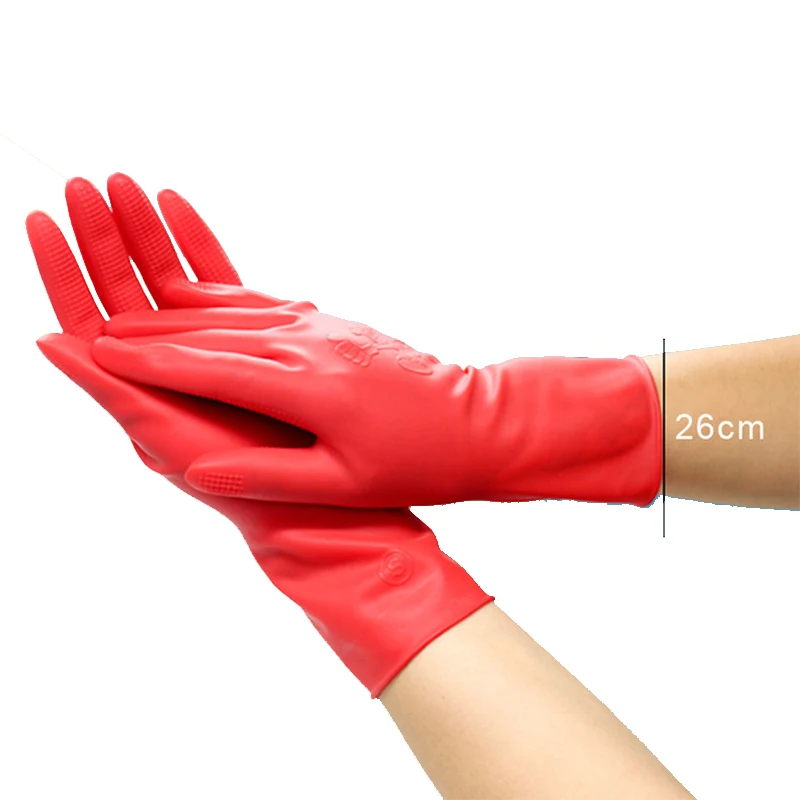Reusable Magic Heat Resistant Household Washing Gloves Silicone Rubber Cleaning Scrubber Gloves (1600525583371)
