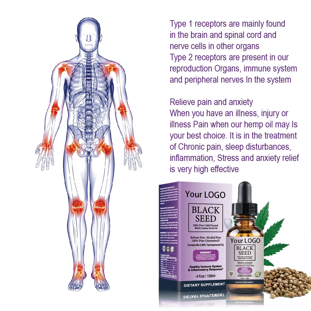 Wholesale Custom LOGO OEM 100% Natural Pure Organic Anti-Dry Anti-Aging Moisturizing Cold Pressed Black Seed Essential Oil