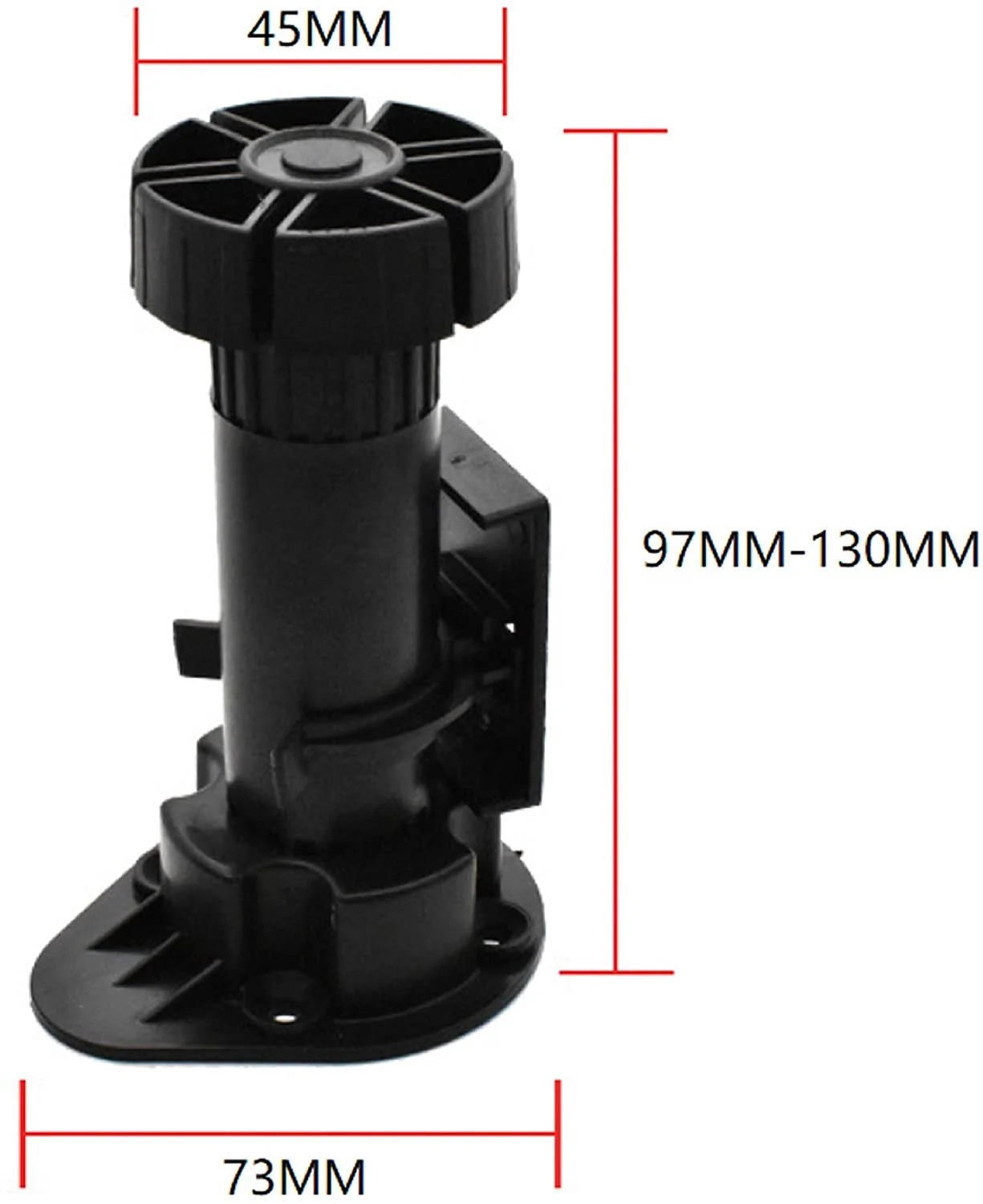 Round Replacement Furniture Bed Legs Plastic Sofa Legs Upholstery Furniture legs Furniture Accessory