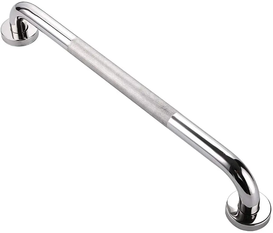 Поручни для ванны 20 дюймов с противоскользящим захватом, прочная безопасная Ручка для душа из нержавеющей стали для ванны, туалета, ванной комнаты, кухни,