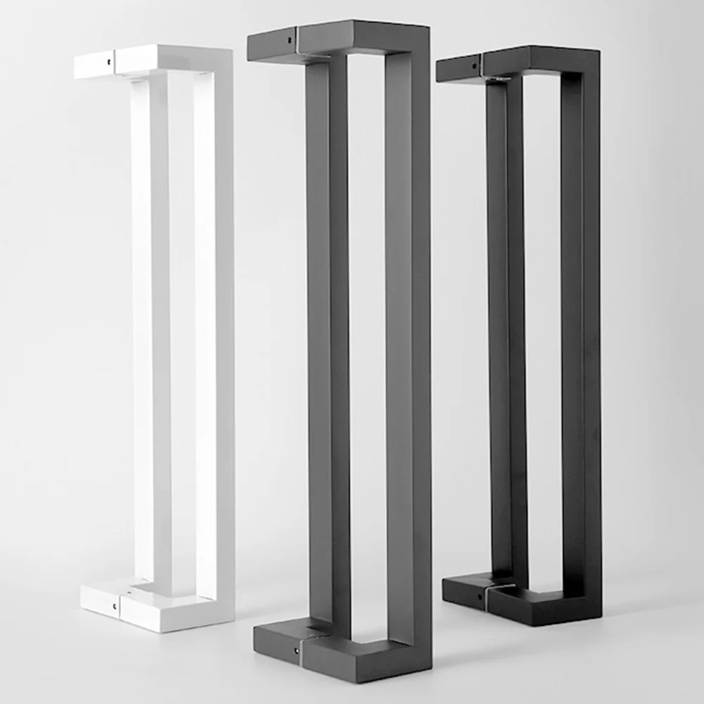 New Chinese style manufacturers wholesale stainless steel armrest glass back pattern Xiangyun light luxury hotel door handle