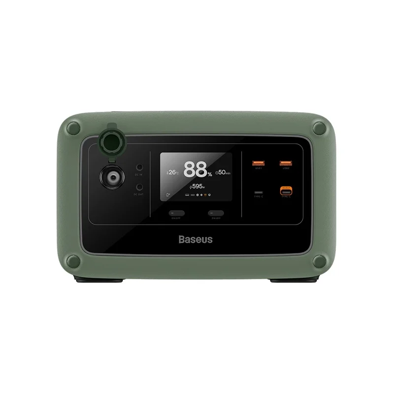 Baseus 600W CN/EU 220V Energy Stack Digital Portable Outdoor Energy Storage Power Station
