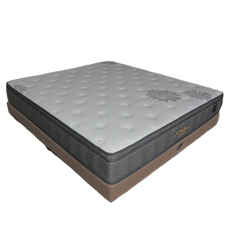 King Queen Double Size Hotel Pillow Top Pocket Spring Coil Comfortable Breathable Mattress In A Box