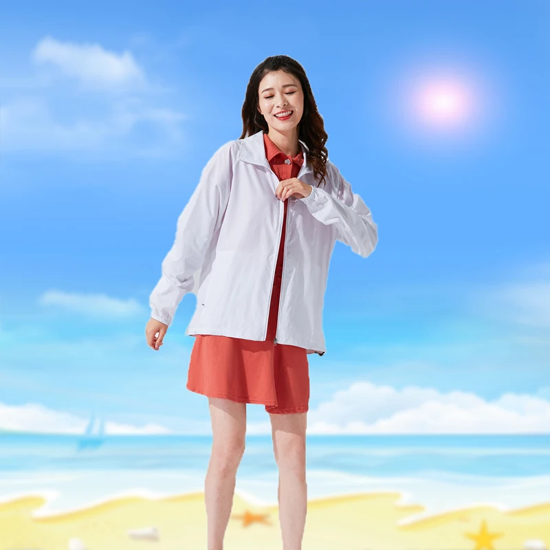 Защита от солнца для мужчин и женщин, охлаждающий вентилятор для одежды, кондиционер при высокой температуре, предотвращение удара