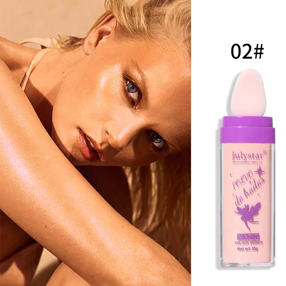 Burst color makeup Dazzle and Toner eyeshadow to lighten the plastic beauty Fairy toner stick natural stereoscopic highlighter