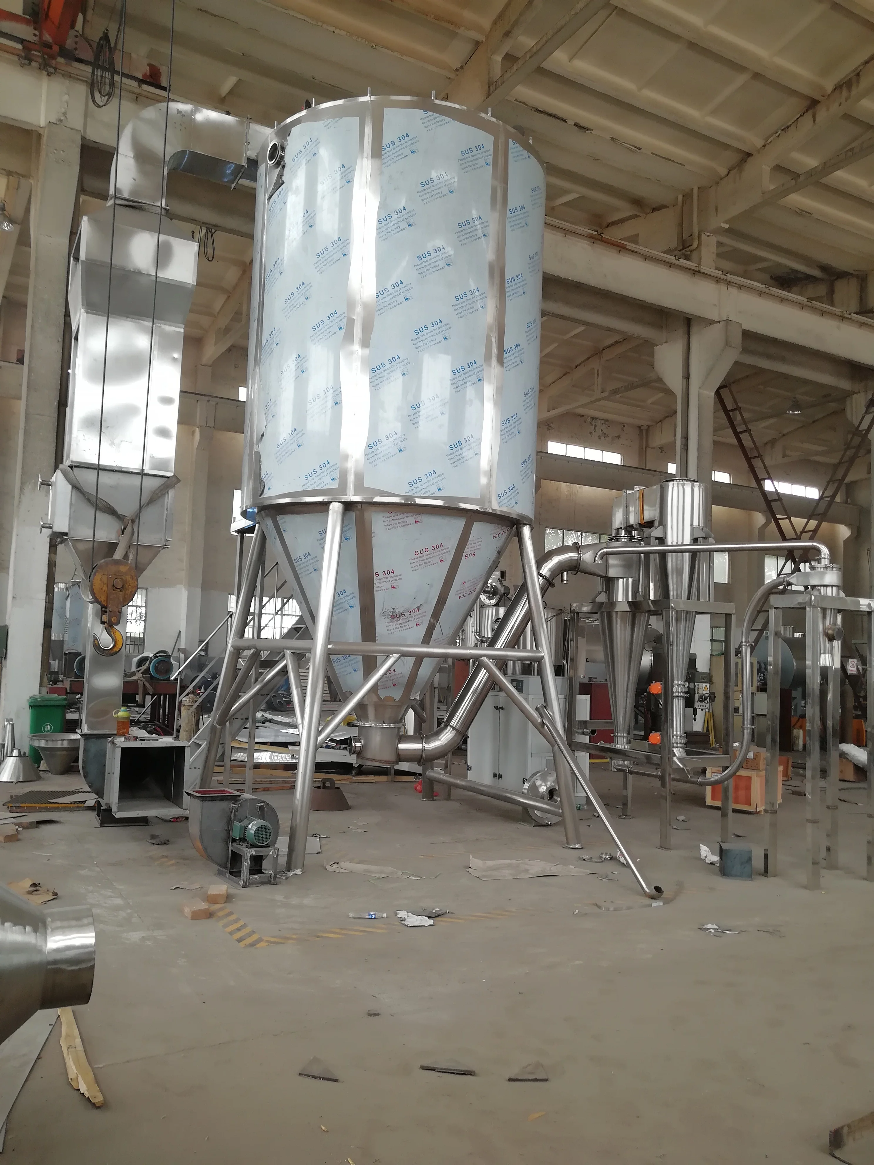 LPG High-Speed Vacuum Stainless Steel Milk Powder Making liquid Sprying Drying Machine Centrifugal Spray Dryer