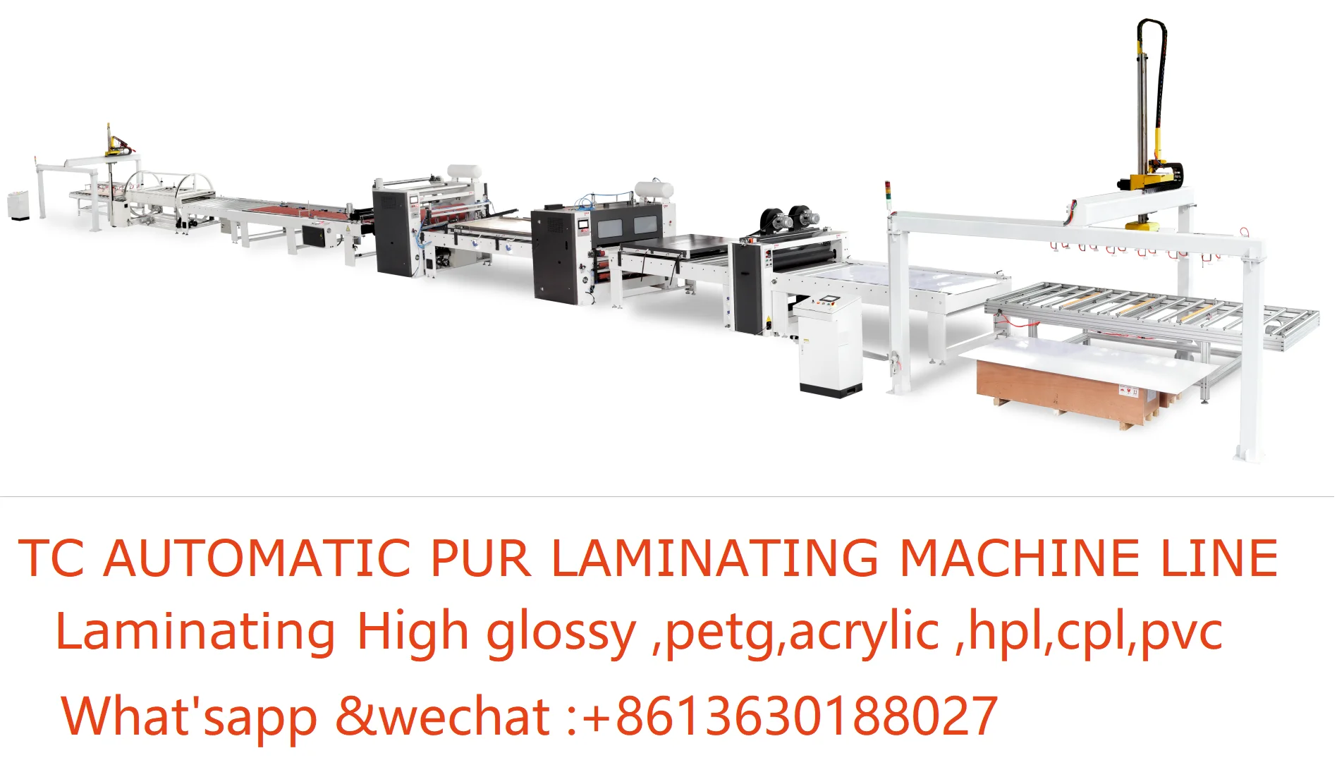 high glossy foil /cpl/HPL 1350mm  PUR hot melt laminating machine