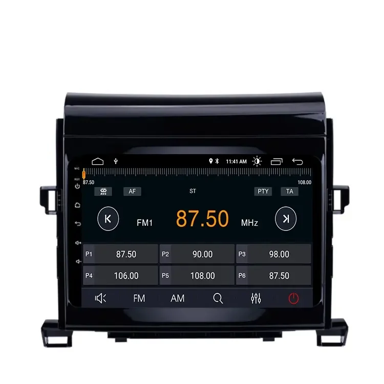 Cheap 1+16g Android 12 Car DVD Player GPS WIFI Stereo Radio with Carplay For Toyota Alphard Vellfire ANH20 2008