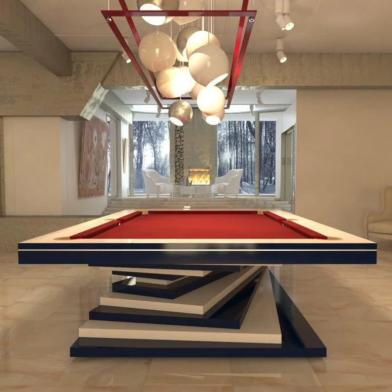 High end professional custom solid wood 7ft/8ft/9ft best billiard table modern luxury design indoor pool table